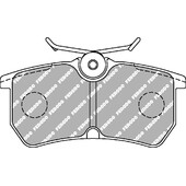Plaquettes de Freins Arrière Ferodo DS2500 pour Ford Focus RS 1